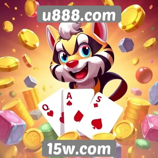 Variedade de jogos disponíveis em u888.com